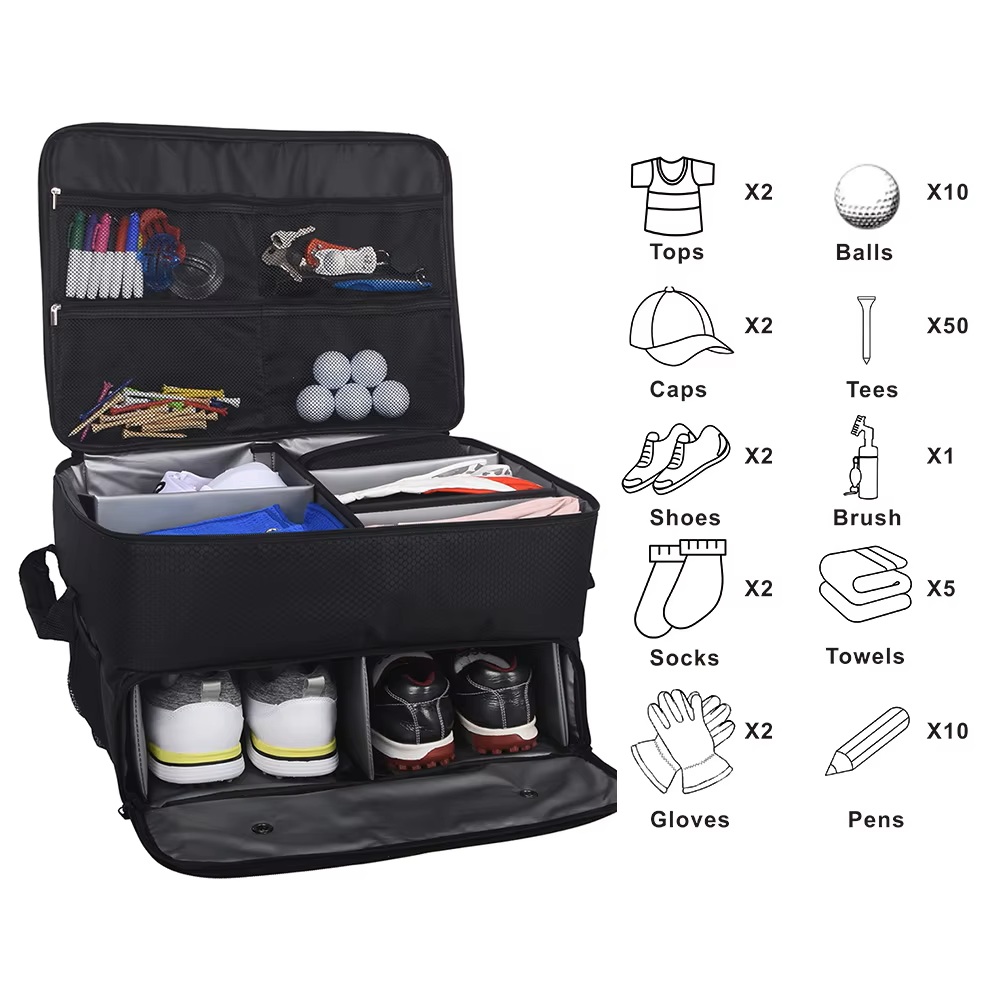 Travel Organizer Men - Органайзер для багажника для гольфа, из