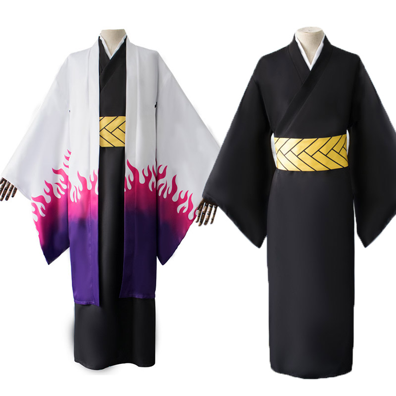 Men'S Kimono Accessories - Аниме Ubuyashiki Kagaya Косплей Костюм Полный