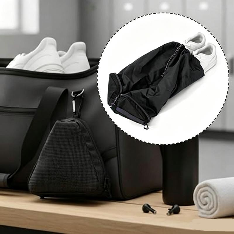 Travel Organizer Men - Складная дорожная сумка для обуви, черный