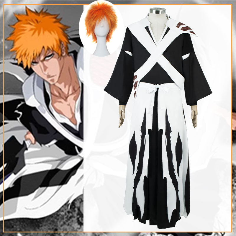 Аниме «Блич» Курасаки Ичиго Ко – обзор и цена Men'S Kimono Accessories