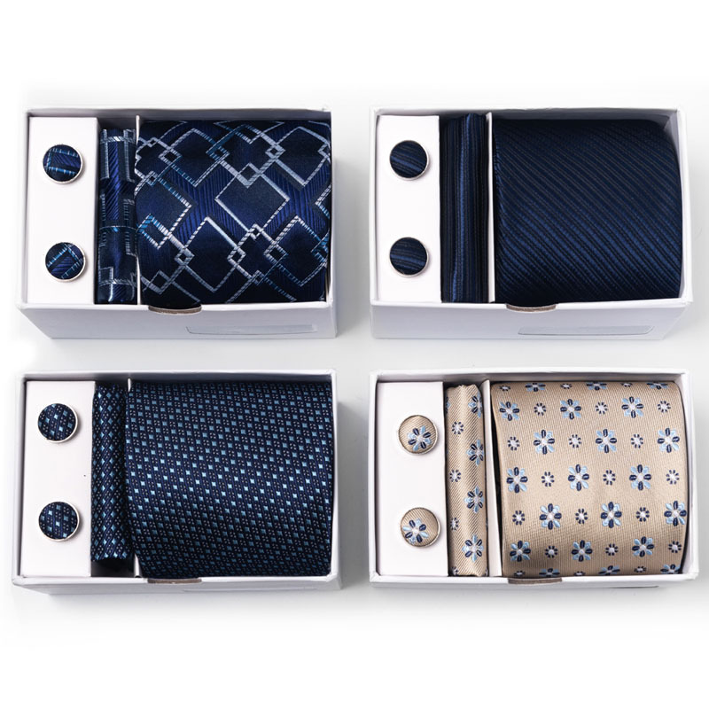 Новый мужской цветок в горошек – обзор и цена Neck Tie Set Box