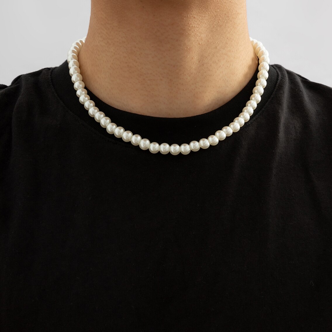 Простое короткое ожерелье-чоке – обзор и цена Men Accessories Neck Chain