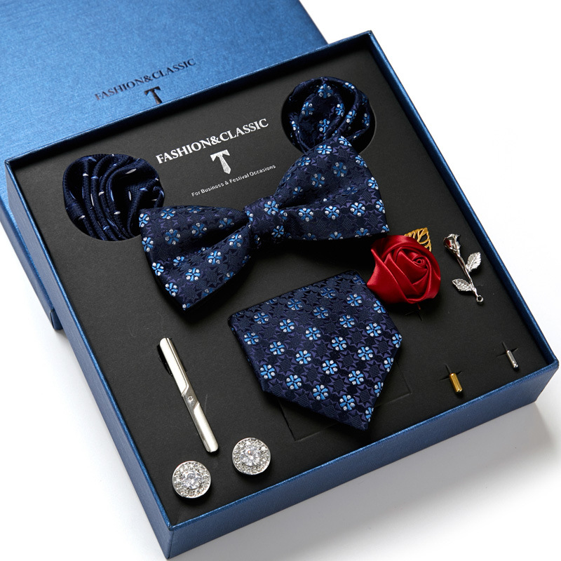 Зеленый мужской галстук Подаро – обзор и цена Neck Tie Set Box
